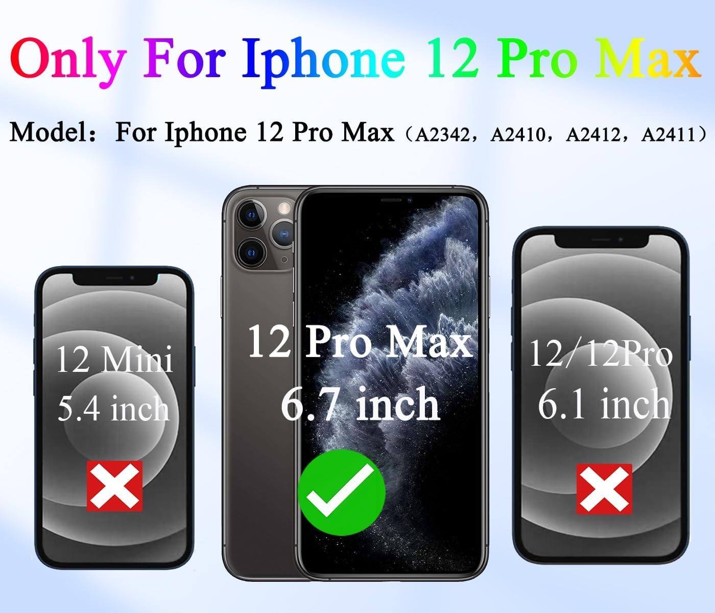 A*R様 iPhone12proMAX Amazon.com: for iPhone 12 Pro Max Screen Replacement A2411